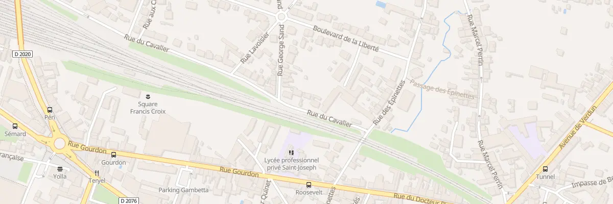 Plan du 52 Rue du Cavalier à Vierzon