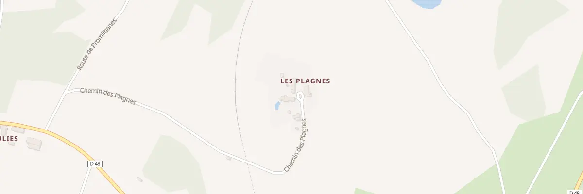 Plan du 5296 Les Plagnes à Villeneuve
