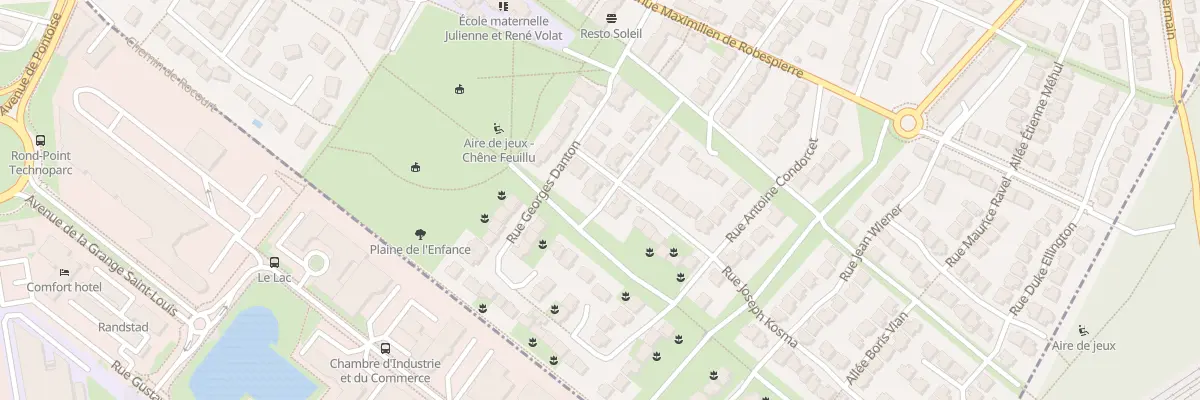 Plan du 14 Rue Camille et Lucile Desmouli à Achères