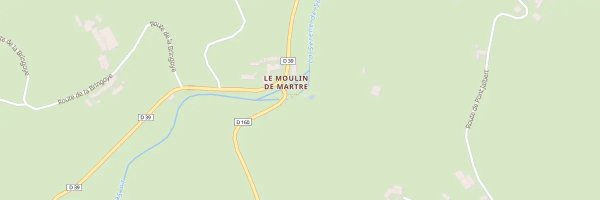 Plan du 5610 Le Moulin de Martre à La Fouillade