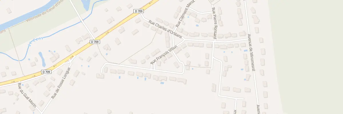 Plan du 61 Rue Francois Villon à Mardié