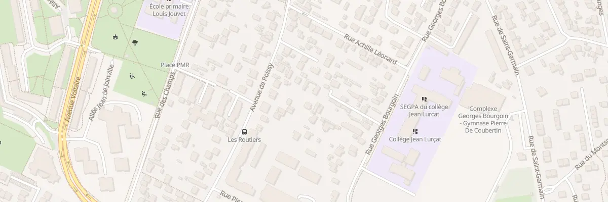 Plan du 57 Av de Poissy à Achères