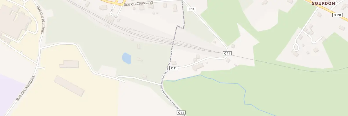 Plan du 5201 La Gare à Moustier-Ventadour