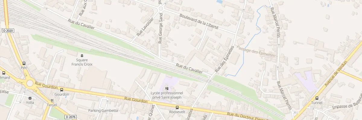 Plan du 54 Rue du Cavalier à Vierzon