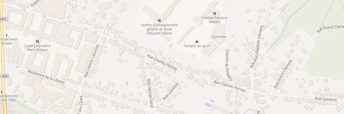 Plan du 41 Rue Charles Hurvoy à Vierzon