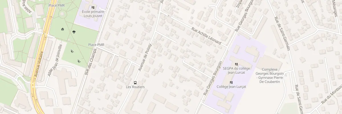 Plan du 26B Rue Georges Bourgoin à Achères