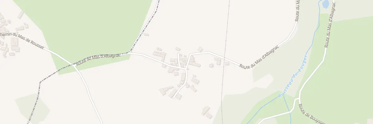 Plan du 5094A Mas d’Albagnac à Saint-Igest