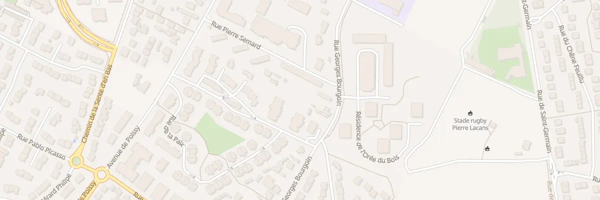 Plan du 64 Rue Georges Bourgoin à Achères