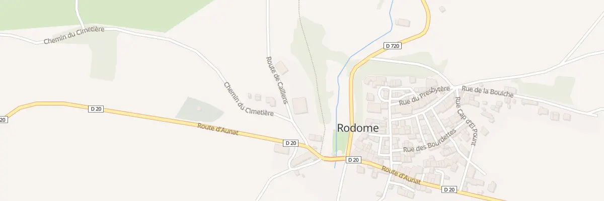 Plan du 5000 Les Pres d’En Mole à Rodome