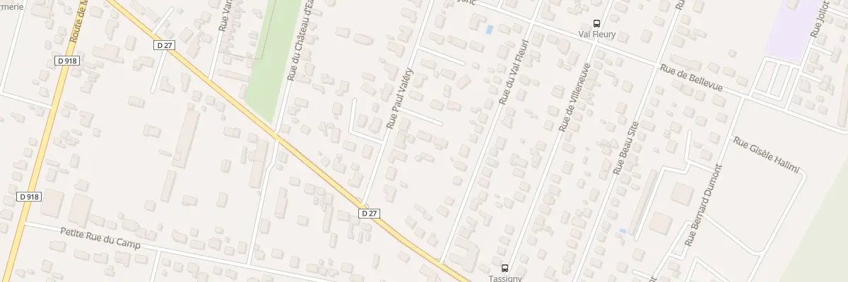 Plan du 25 Rue Paul Valery à Vierzon