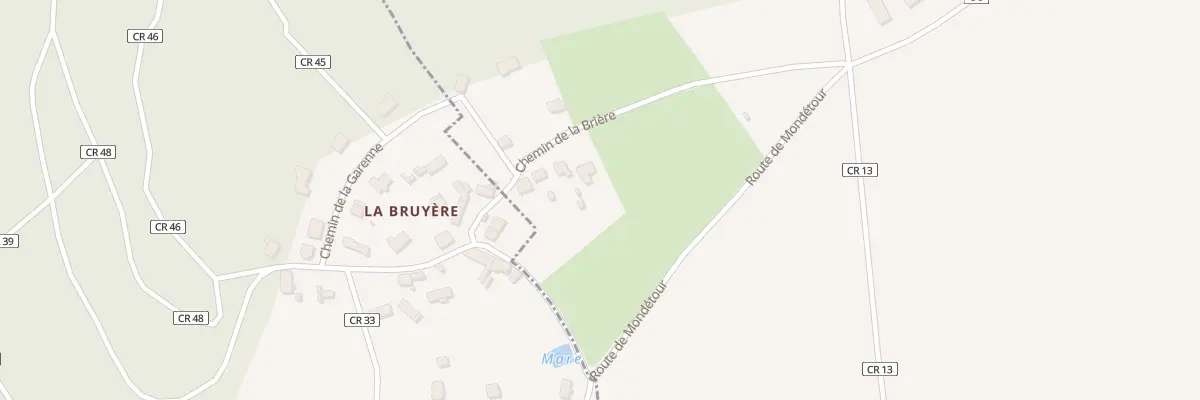 Plan du 219 Che de la Brière à Sermaise
