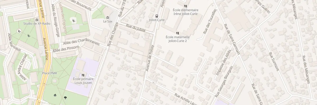 Plan du 21 Av de Poissy à Achères