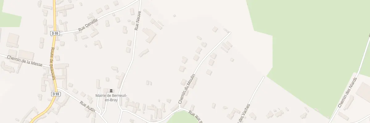 Plan du 5 Che du Moulin à Berneuil-en-Bray