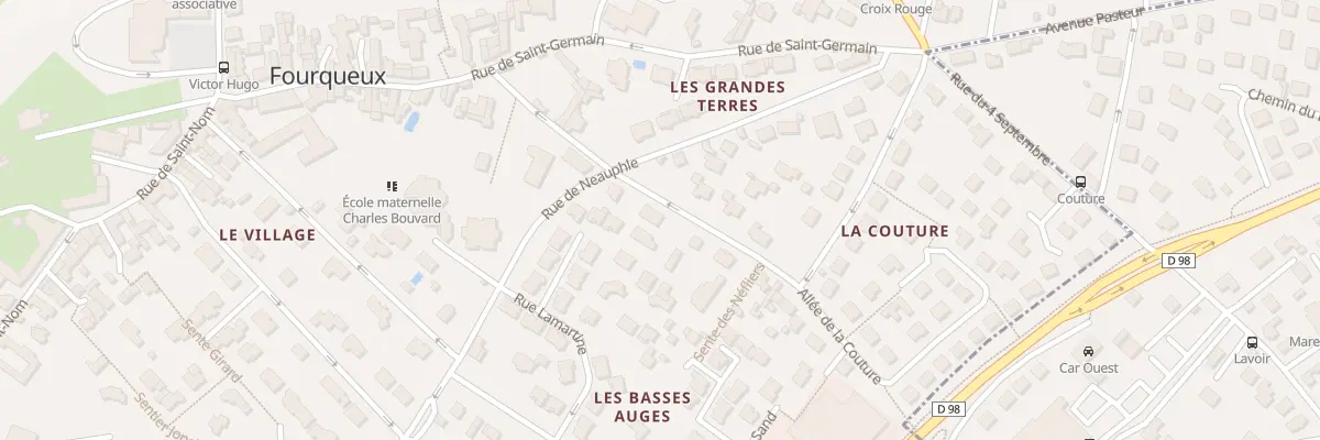 Plan du 6 Rue des Néfliers à Saint-Germain-en-Laye