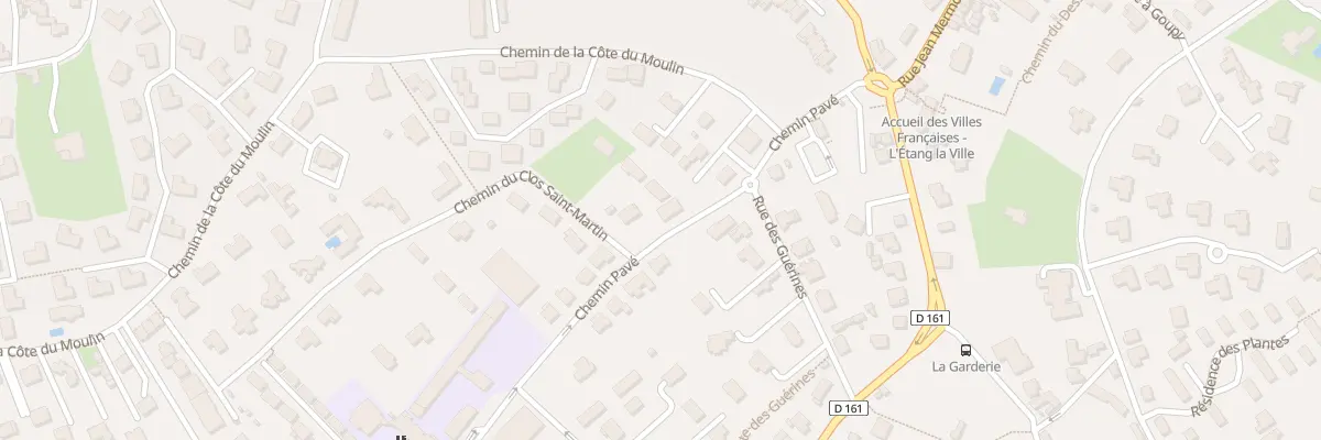 Plan du 14 Che Pavé à L’Étang-la-Ville