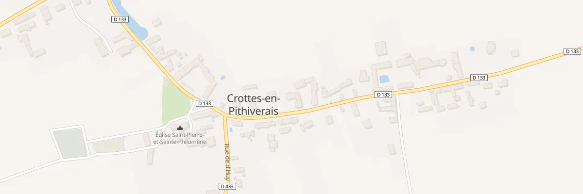 Plan du 8 Rue de la Mairie à Crottes-en-Pithiverais