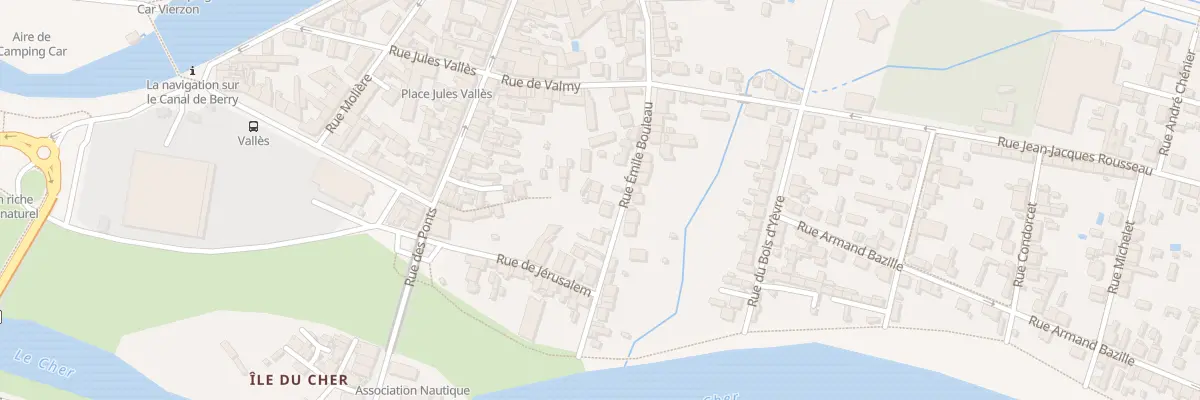 Plan du 35 Rue Emile Bouleau à Vierzon
