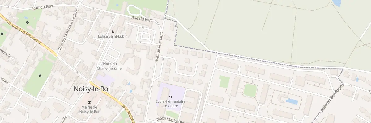 Plan du 7 All de la Clairiére à Noisy-le-Roi
