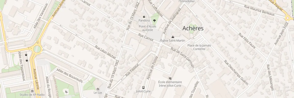 Plan du 4 Sq Jules Basset à Achères