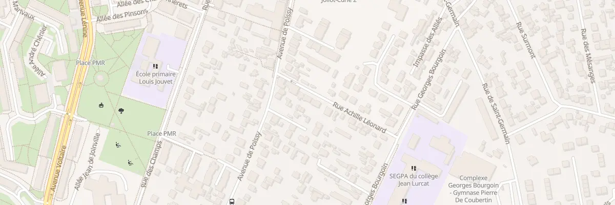 Plan du 4 Rue Achille Léonard à Achères