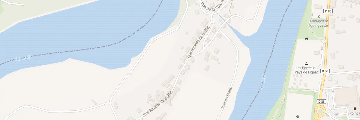 Plan du 16 Rue Ricarde de Buffet à Capdenac