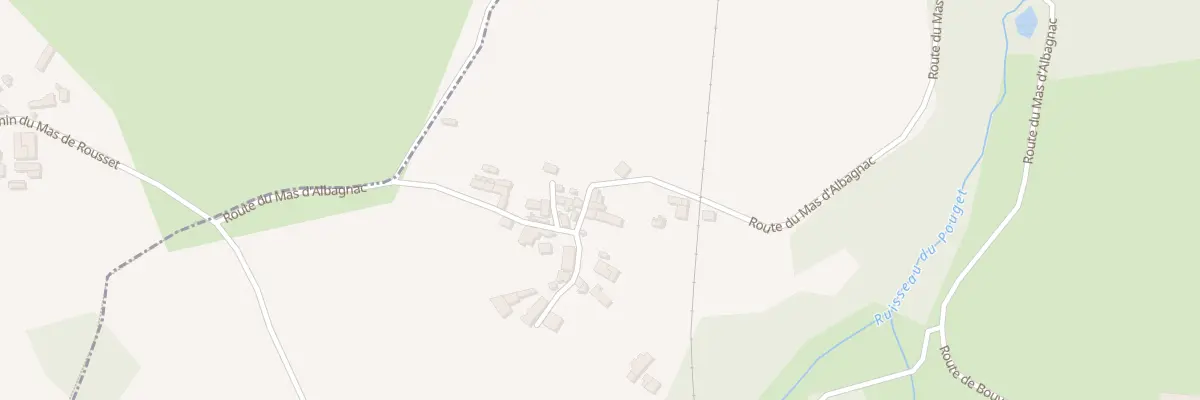 Plan du 5142 Mas d’Albagnac à Saint-Igest