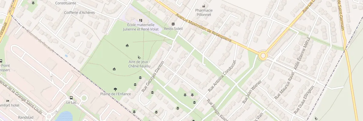 Plan du 11 Rue Camille et Lucile Desmouli à Achères