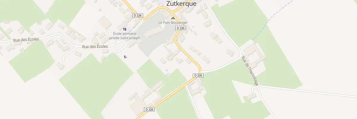 Plan du 84 Rue de la Grasse Payelle à Zutkerque