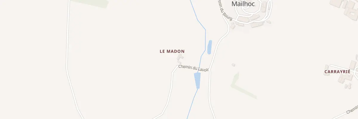 Plan du 10 Che du Lavoir à Mailhoc