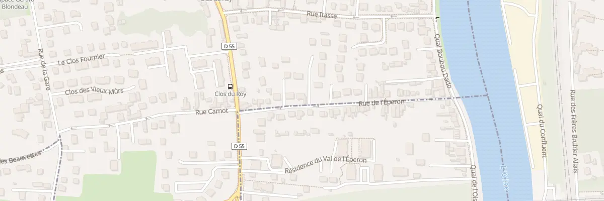 Plan du 36 Rue de l’Eperon à Maurecourt