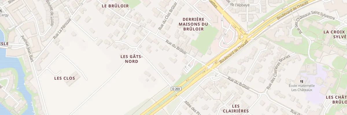 Plan du 50 Rue du Brûloir à Cergy