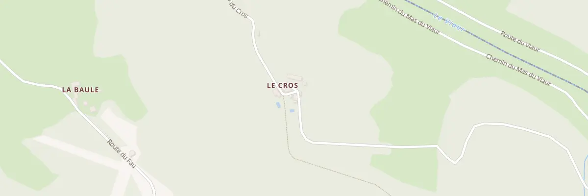 Plan du 5049 Le Cros à Montirat