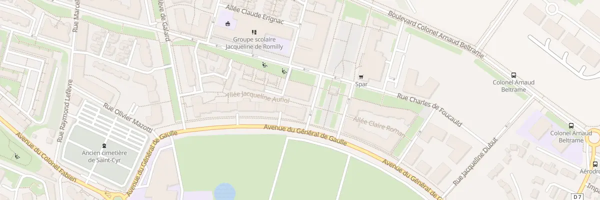 Plan du 7 Pl Jean Baptiste Lully à Saint-Cyr-l’École