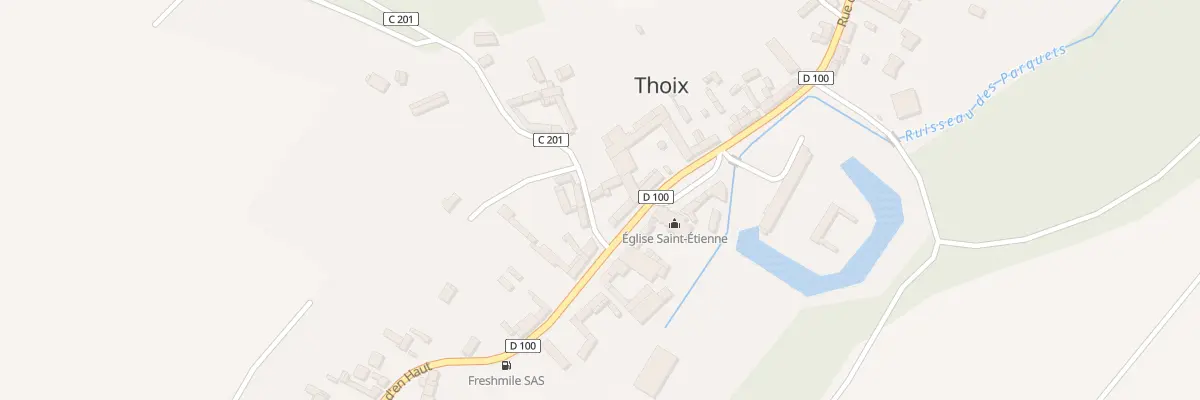 Plan du 5016 Rue des Carrieres à Thoix