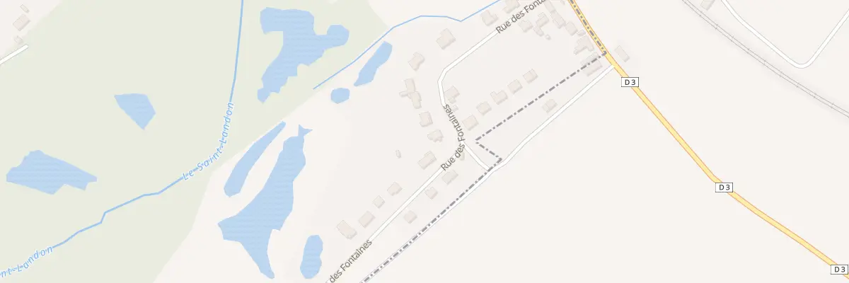 Plan du 20 Rue des Fontaines à Hangest-sur-Somme