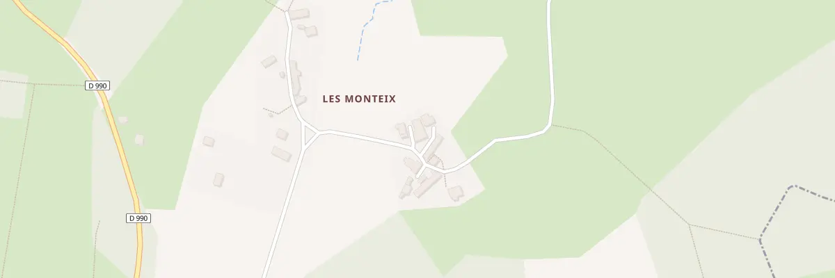 Plan du 6 Les Monteix à Ladapeyre