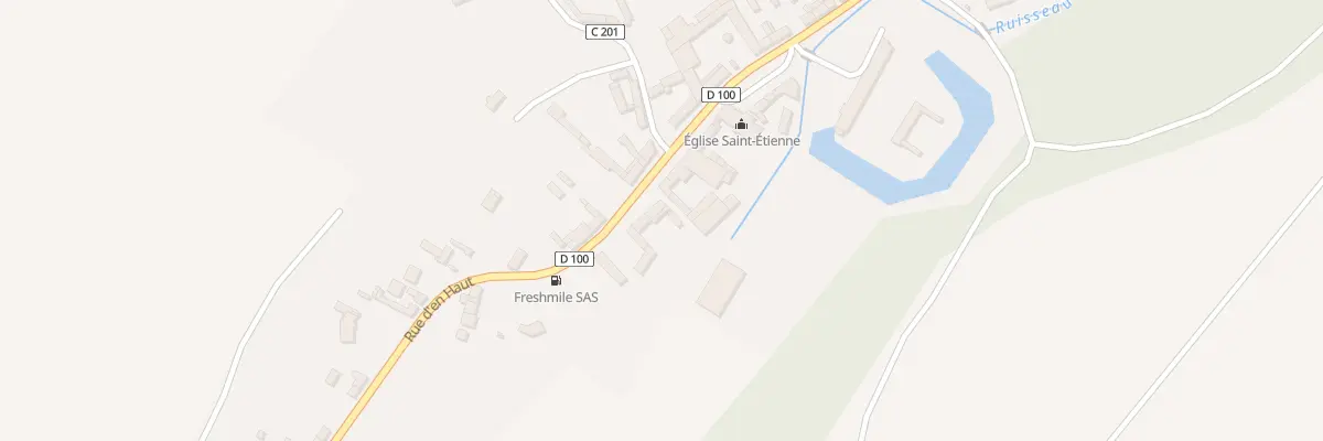 Plan du 6 Rue du Village à Thoix