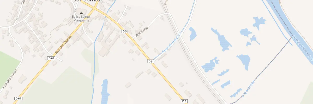 Plan du 21 Rue du Pont de Gréz à Hangest-sur-Somme