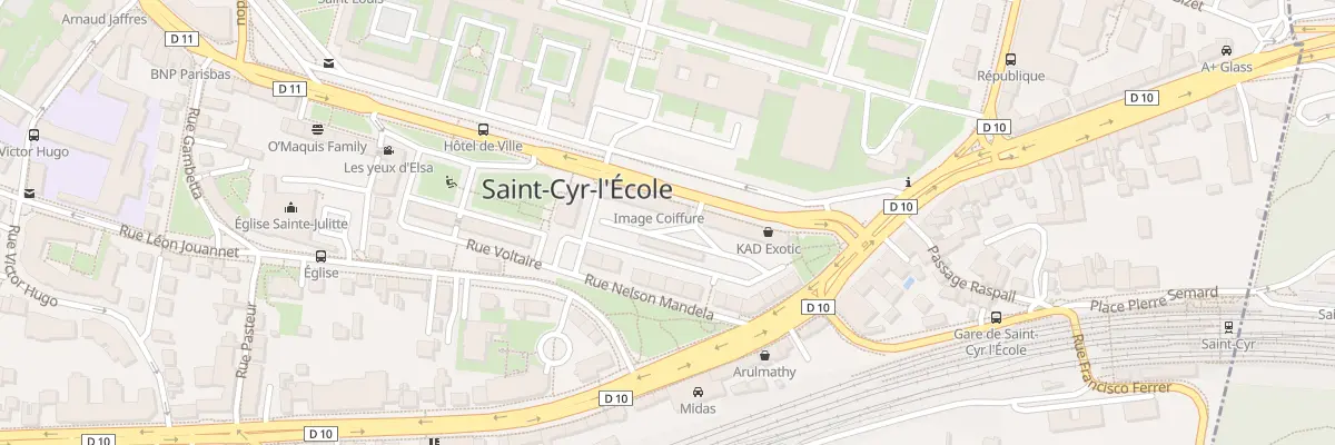 Plan du 5 Av Jean Jaures à Saint-Cyr-l’École
