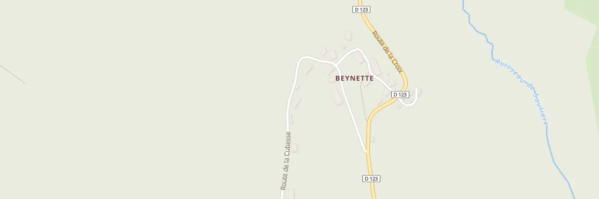 Plan du 5096 Beynette à Ambrugeat