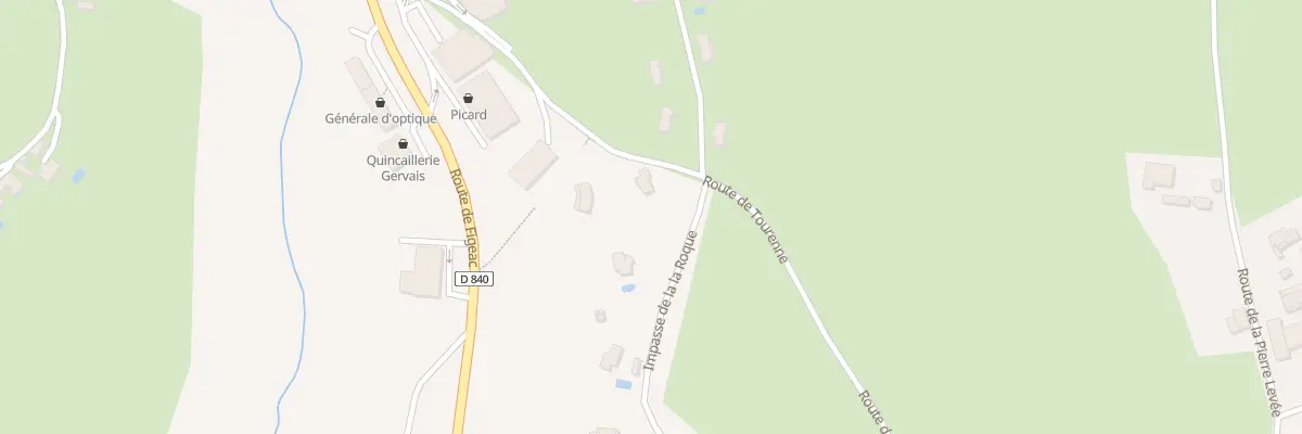 Plan du 34 Imp de La Roque à Capdenac