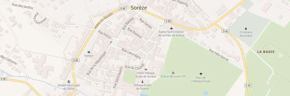 Plan du 21 Rue du Maquis à Sorèze