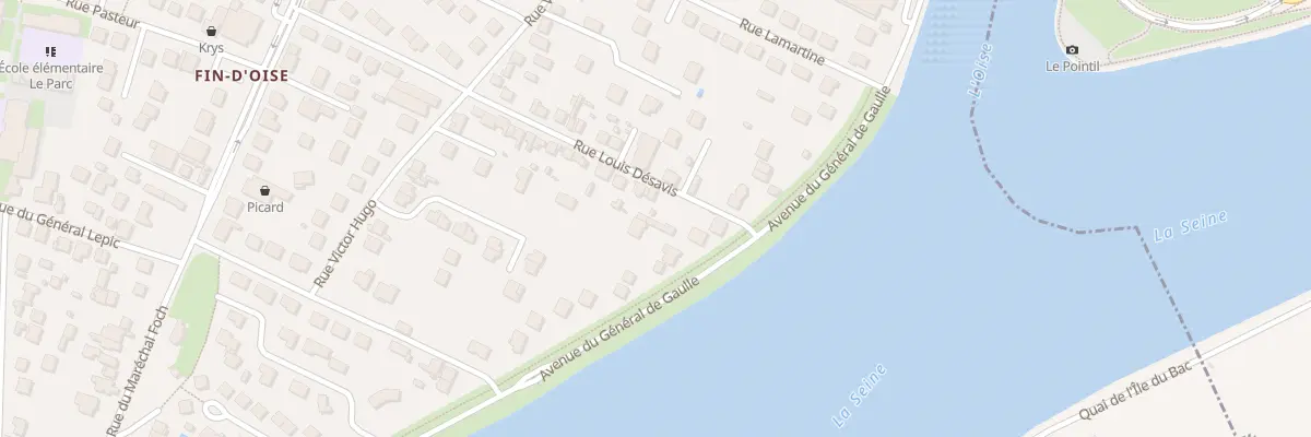Plan du 1 Rue Louis Désavis à Andrésy