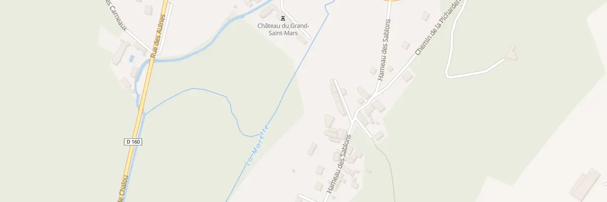 Plan du 12 Hameau des Sablons à Chalo-Saint-Mars