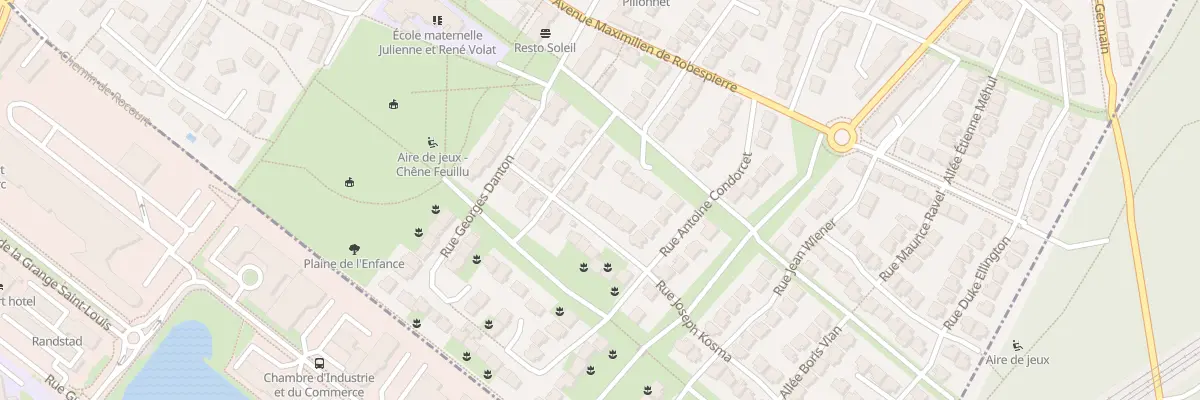 Plan du 33 Rue Camille et Lucile Desmouli à Achères