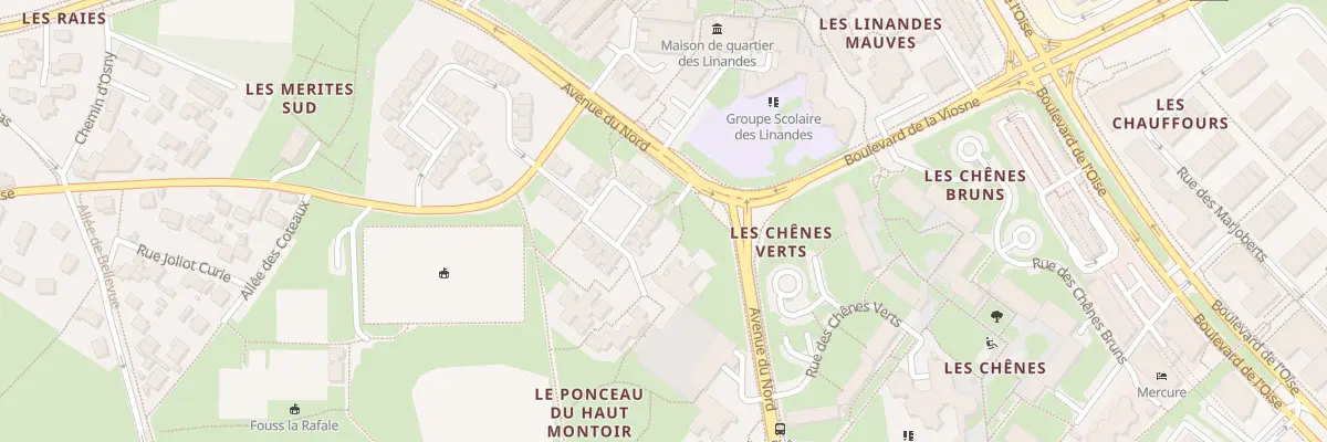 Plan du 24 Pl du Montoir à Cergy