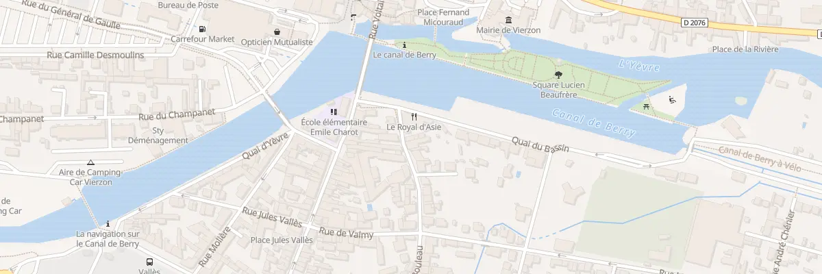 Plan du 2C Rue du Champ Commun à Vierzon