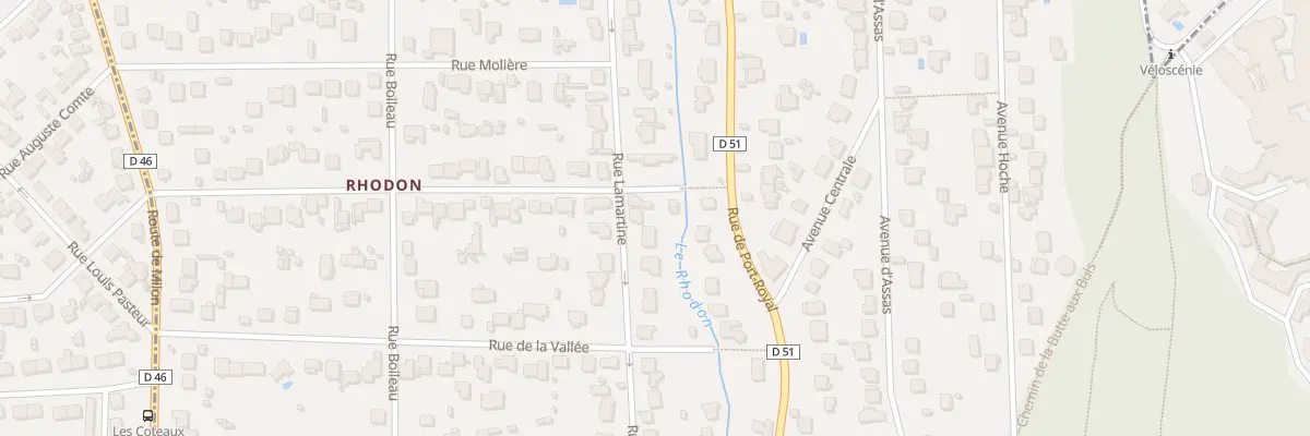 Plan du 58 Rue Lamartine à Saint-Rémy-lès-Chevreuse