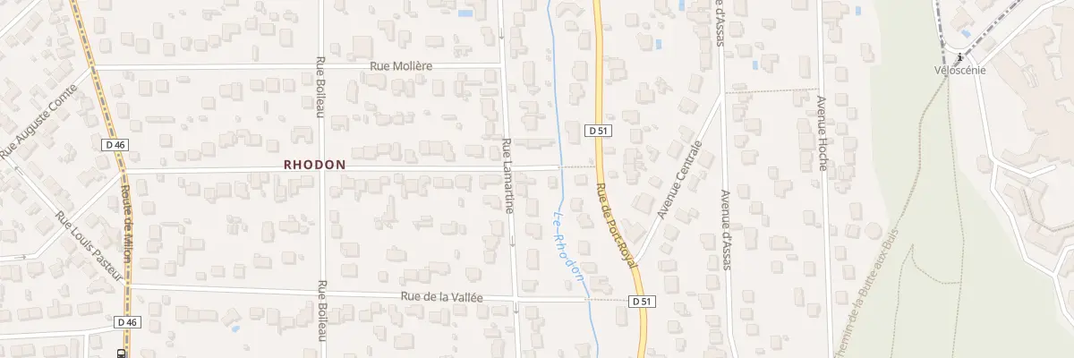 Plan du 60 Rue Lamartine à Saint-Rémy-lès-Chevreuse