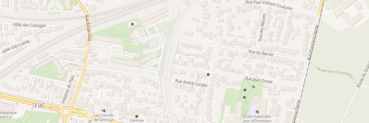 Plan du 36 Rue Jean Forest à Saint-Cyr-l’École